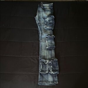 Men's Blue Cargo Pants